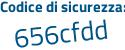 Il Codice di sicurezza è b77cb poi 1d il tutto attaccato senza spazi