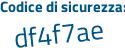 Il Codice di sicurezza è cc42e88 il tutto attaccato senza spazi