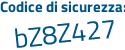 Il Codice di sicurezza è 9395b9f il tutto attaccato senza spazi