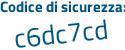 Il Codice di sicurezza è 6781e segue 28 il tutto attaccato senza spazi