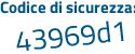 Il Codice di sicurezza è 4f6a62b il tutto attaccato senza spazi