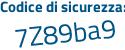 Il Codice di sicurezza è de293 segue ca il tutto attaccato senza spazi