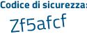 Il Codice di sicurezza è a segue 8eab86 il tutto attaccato senza spazi