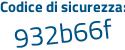 Il Codice di sicurezza è 996 continua con 9adb il tutto attaccato senza spazi