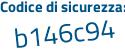 Il Codice di sicurezza è 82 continua con 134ec il tutto attaccato senza spazi