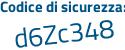 Il Codice di sicurezza è 34ad poi 241 il tutto attaccato senza spazi