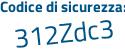 Il Codice di sicurezza è d81Z continua con ae2 il tutto attaccato senza spazi