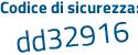 Il Codice di sicurezza è 62a poi 3ef2 il tutto attaccato senza spazi