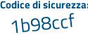 Il Codice di sicurezza è 968d9 continua con fd il tutto attaccato senza spazi