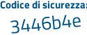 Il Codice di sicurezza è Z8 continua con 84d87 il tutto attaccato senza spazi