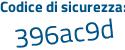 Il Codice di sicurezza è eaaab segue cb il tutto attaccato senza spazi