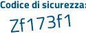 Il Codice di sicurezza è 39f9 continua con 427 il tutto attaccato senza spazi