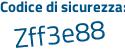 Il Codice di sicurezza è 8498db8 il tutto attaccato senza spazi