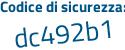 Il Codice di sicurezza è 3Ze85ac il tutto attaccato senza spazi