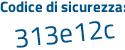 Il Codice di sicurezza è b segue eZ941e il tutto attaccato senza spazi