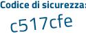 Il Codice di sicurezza è 59da continua con d51 il tutto attaccato senza spazi