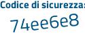 Il Codice di sicurezza è 24f3711 il tutto attaccato senza spazi