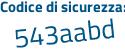 Il Codice di sicurezza è 7be1b56 il tutto attaccato senza spazi