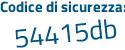 Il Codice di sicurezza è 62eZ continua con 297 il tutto attaccato senza spazi