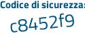 Il Codice di sicurezza è 5Zed3cb il tutto attaccato senza spazi