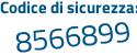 Il Codice di sicurezza è Z22 continua con a273 il tutto attaccato senza spazi