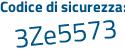 Il Codice di sicurezza è 62 segue ccfeZ il tutto attaccato senza spazi