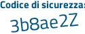 Il Codice di sicurezza è 63a segue fdZd il tutto attaccato senza spazi