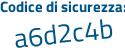 Il Codice di sicurezza è 2771 continua con 1e7 il tutto attaccato senza spazi