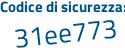 Il Codice di sicurezza è 656 continua con 1c5Z il tutto attaccato senza spazi