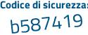 Il Codice di sicurezza è 72d61 continua con 2b il tutto attaccato senza spazi