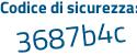 Il Codice di sicurezza è 9 poi 7c8793 il tutto attaccato senza spazi