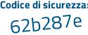 Il Codice di sicurezza è 5 segue 63eb76 il tutto attaccato senza spazi