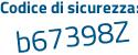 Il Codice di sicurezza è ea6dfba il tutto attaccato senza spazi