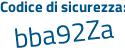 Il Codice di sicurezza è 8 segue f53365 il tutto attaccato senza spazi