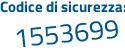 Il Codice di sicurezza è 8 segue a84246 il tutto attaccato senza spazi