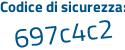 Il Codice di sicurezza è 4c91f39 il tutto attaccato senza spazi