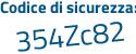 Il Codice di sicurezza è b1Zab continua con ac il tutto attaccato senza spazi