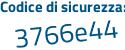 Il Codice di sicurezza è f7Z18 poi ZZ il tutto attaccato senza spazi