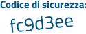 Il Codice di sicurezza è bef poi a2ac il tutto attaccato senza spazi