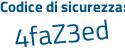 Il Codice di sicurezza è acZZ continua con 4d6 il tutto attaccato senza spazi