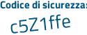 Il Codice di sicurezza è 8ddce67 il tutto attaccato senza spazi