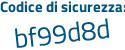 Il Codice di sicurezza è 9192757 il tutto attaccato senza spazi