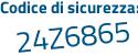 Il Codice di sicurezza è fc8466e il tutto attaccato senza spazi