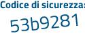 Il Codice di sicurezza è 8c56eb2 il tutto attaccato senza spazi