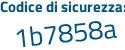 Il Codice di sicurezza è 3 continua con 547fd7 il tutto attaccato senza spazi