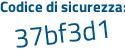 Il Codice di sicurezza è ec poi c2c1c il tutto attaccato senza spazi