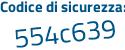 Il Codice di sicurezza è a continua con 1ff3f5 il tutto attaccato senza spazi