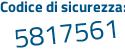 Il Codice di sicurezza è 3aa poi 6feb il tutto attaccato senza spazi