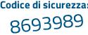 Il Codice di sicurezza è 2aZ15 continua con 7e il tutto attaccato senza spazi