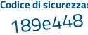 Il Codice di sicurezza è f3 continua con baac8 il tutto attaccato senza spazi